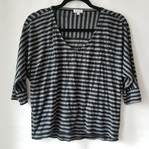 Splendid Striped Loose Fit Boxy Top Size XS